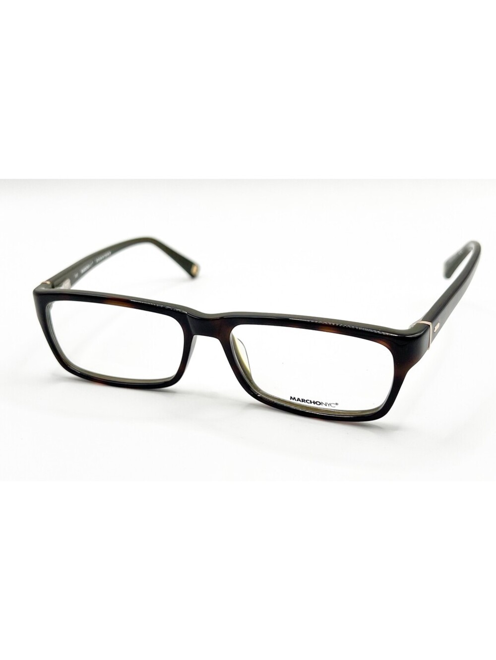 Marchon Nyc Pace 214 Deep Brown Tortoise Authentic Eyeglasses 53-16-140